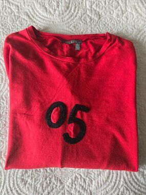 Red "05" Large Sequined T-Shirt!